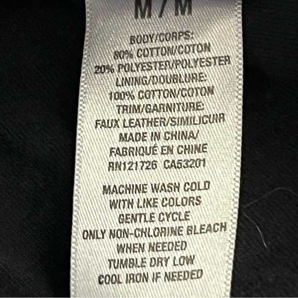 Aeropostale Button Up Military Style Fall Spring coat jacket Black Medium - Picture 8 of 10